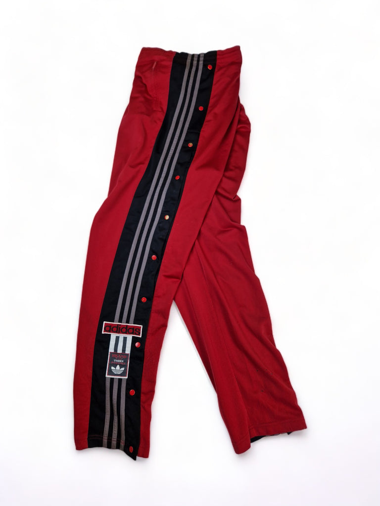 Adidas hose mit knöpfen rot Clearance